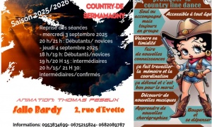 Reprise Danse Country 3 septembre 2025