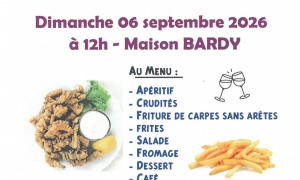 SERMANIMATION: friture dimanche 6 Septembre 2026