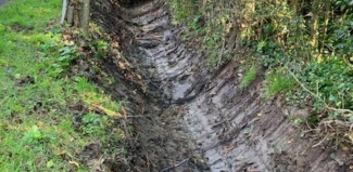 Travaux de curage des fossés