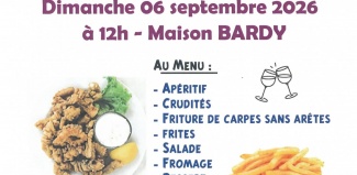 SERMANIMATION: friture dimanche 6 Septembre 2026